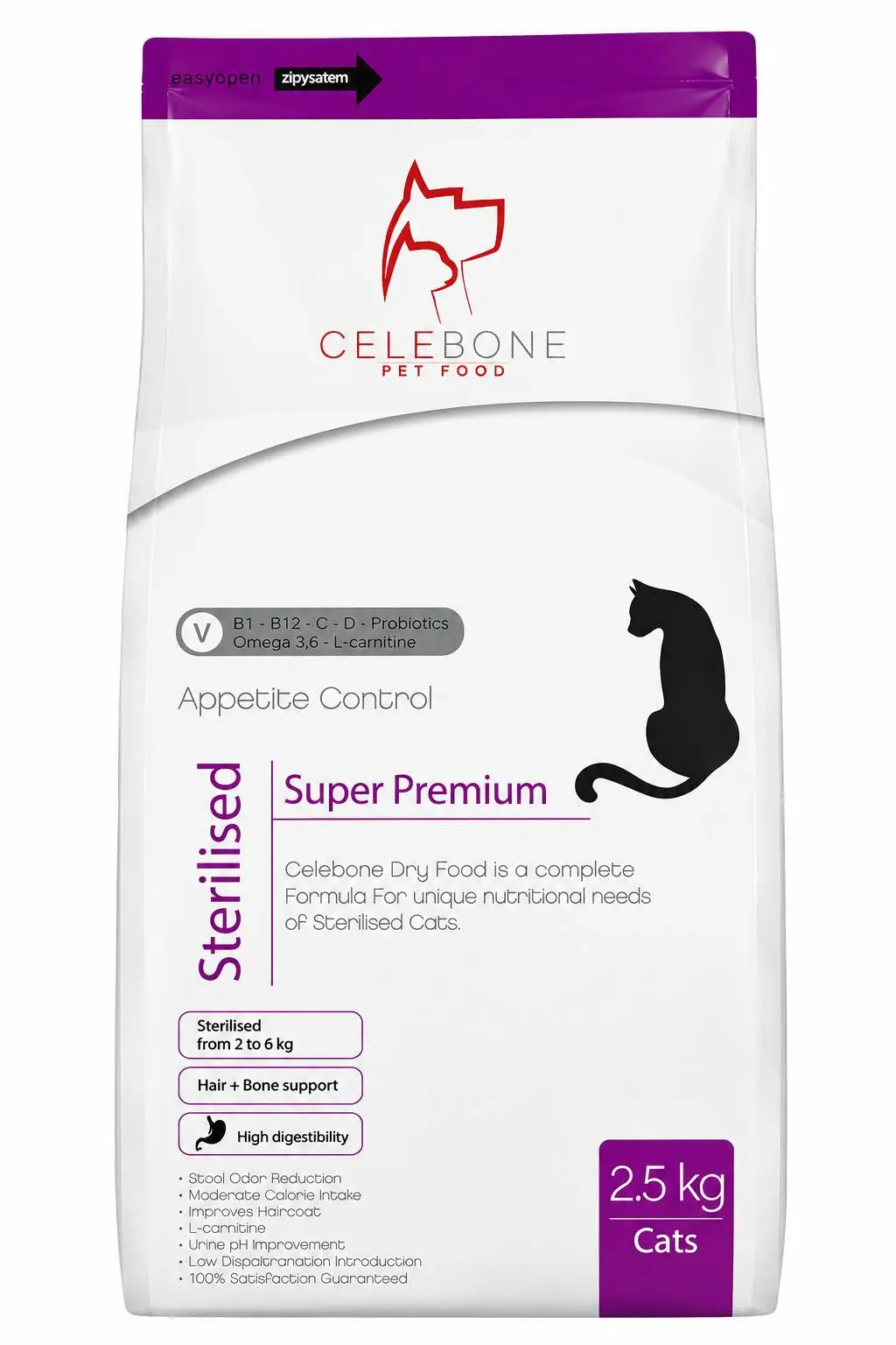 غذای خشک گربه بالغ سلبن (Celebone) مدل Indoor Super Premium وزن ۱۰ کیلوگرم
